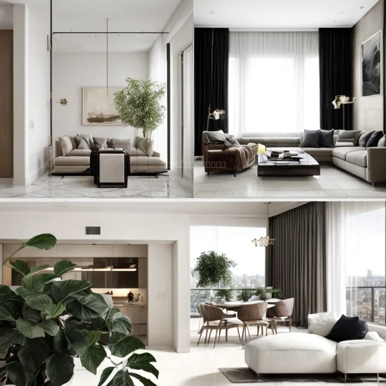 住宅案内中のコンサルタント