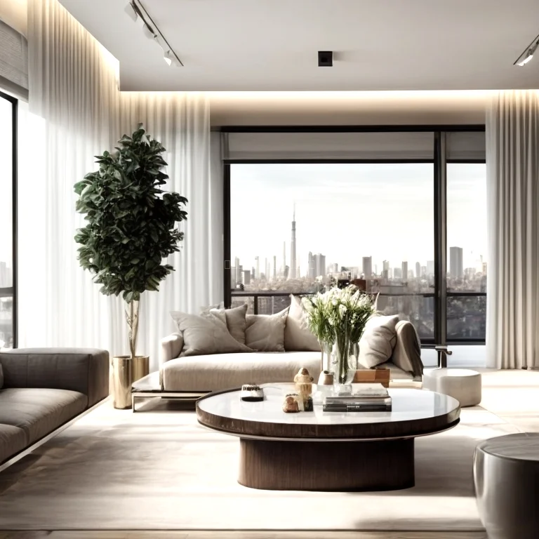 大阪高級住宅の間取り図